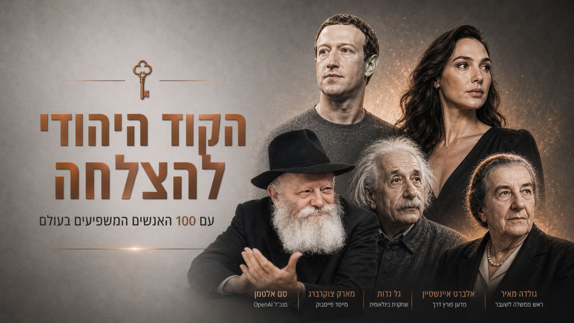 הקוד היהודי להצלחה — 100 האנשים המשפיעים בעולם